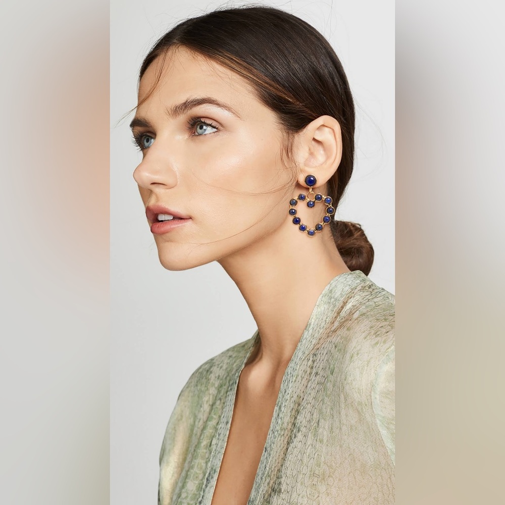 Sylvia Toledano
Love 22K Gold-Plated & Lapis Lazuli Drop Earrings